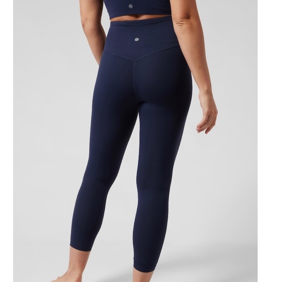 Athleta Ultra High-Rise Elation Tights - Navy - Picture 3 of 8